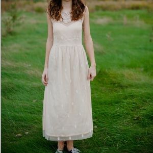 Mod cloth tea length dress